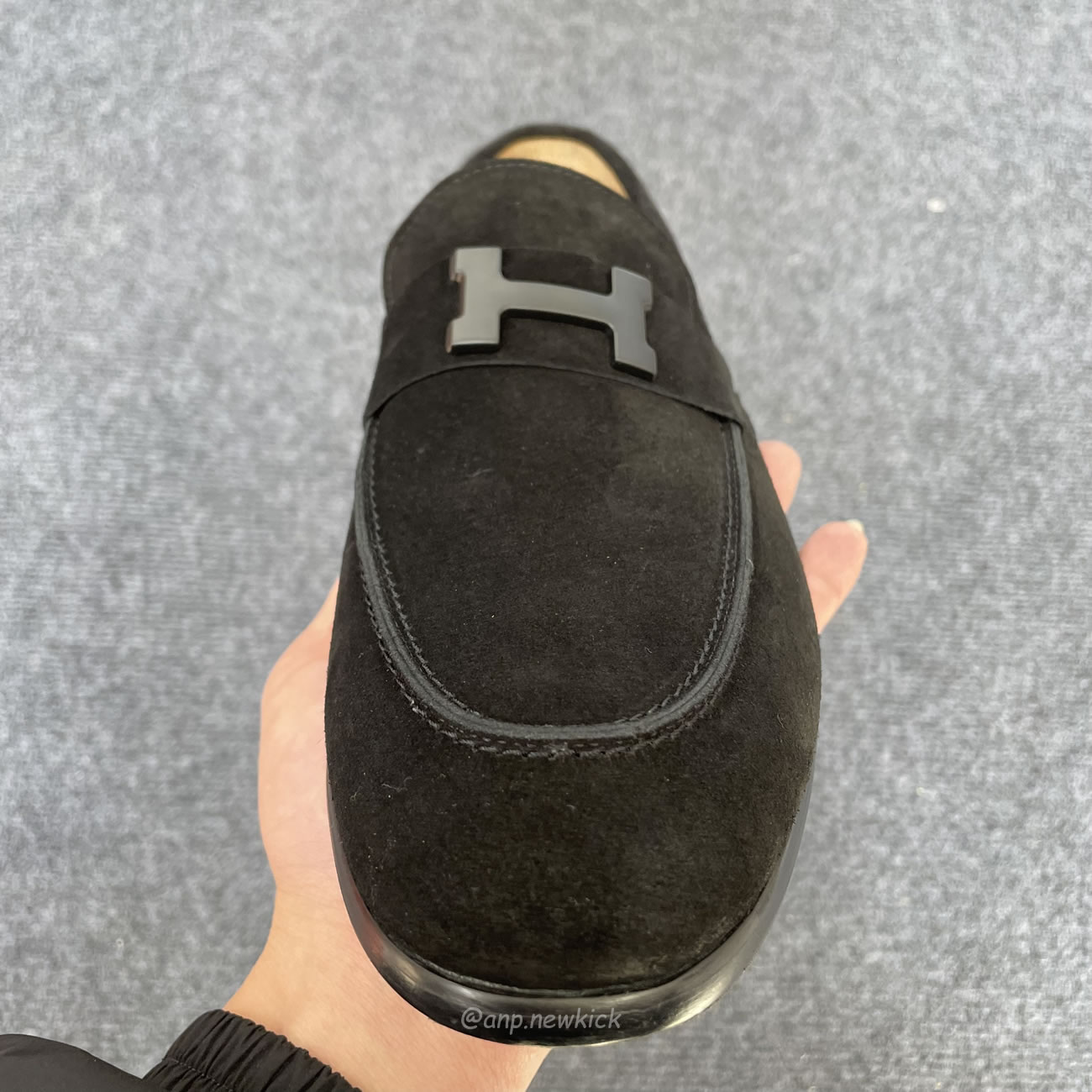 Hermès H Paris Loafer Suede (2) - www.newkick.org